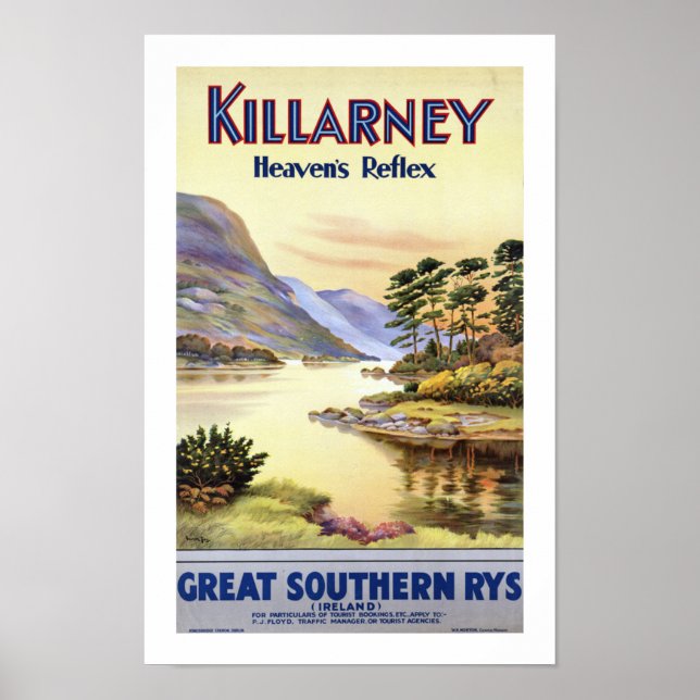 Póster Killarney, Reflex do Céu (Frente)