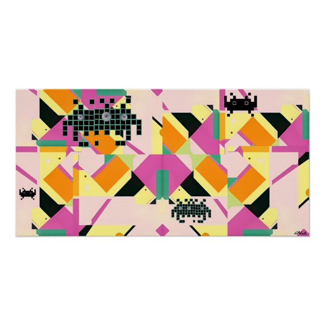 Póster Killed Them with Memphis Designed Kindness (Frente)