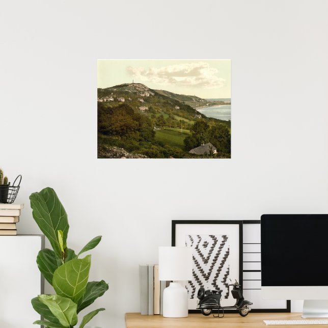 Póster Killiney e Dalkey (Escritório em casa)