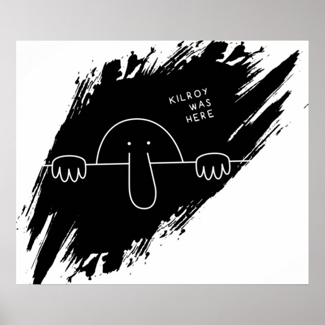 Poster Kilroy Estava Aqui (Frente)