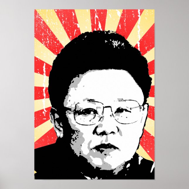 Póster Kim Jong Il (Frente)