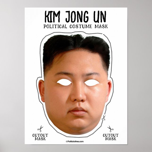 Poster Kim Jong Un Costume Mask (Frente)
