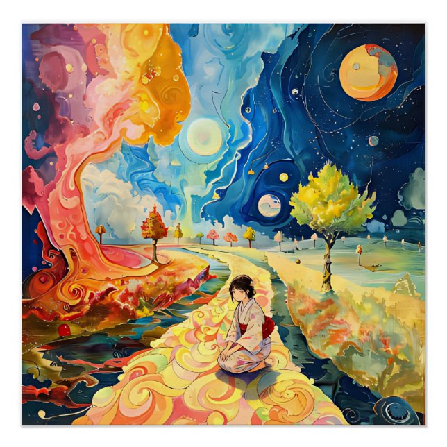 Póster kimon girl (Frente)