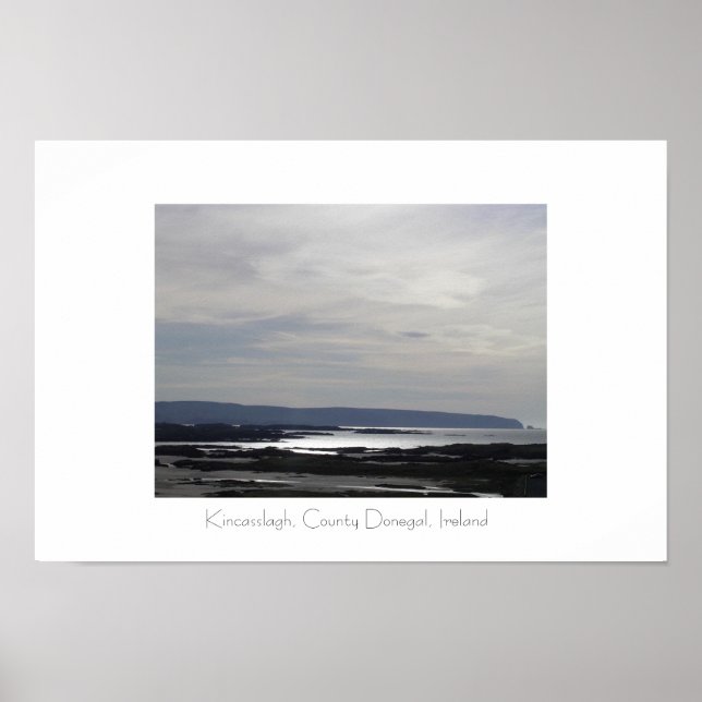 Poster Kincasslagh, County Donegal, Irlanda (Frente)