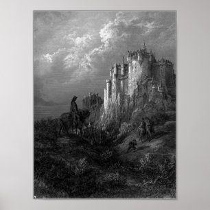 Poster King Arthur e Camelot, de Gustave Doré" 1868