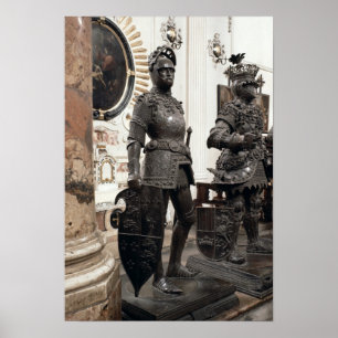 Póster King Arthur, statue from the tomb of Maximilian