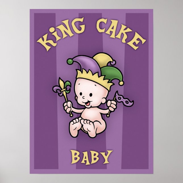 Poster King Cake Baby (Frente)