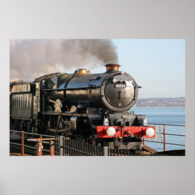 Poster King Edward 1 Steam Engine (Frente)