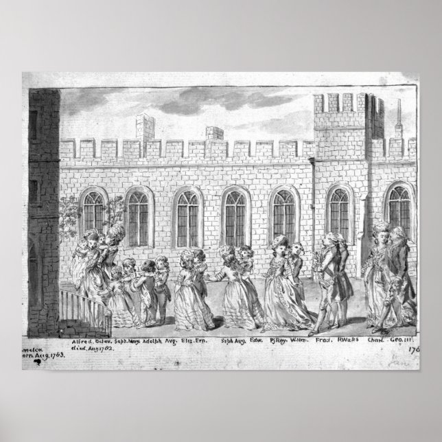 Póster King George III e Queen Charlotte (Frente)