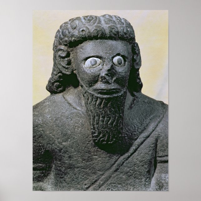 Póster King Hadad, do Palácio de Tell-Halaf, Síria (Frente)