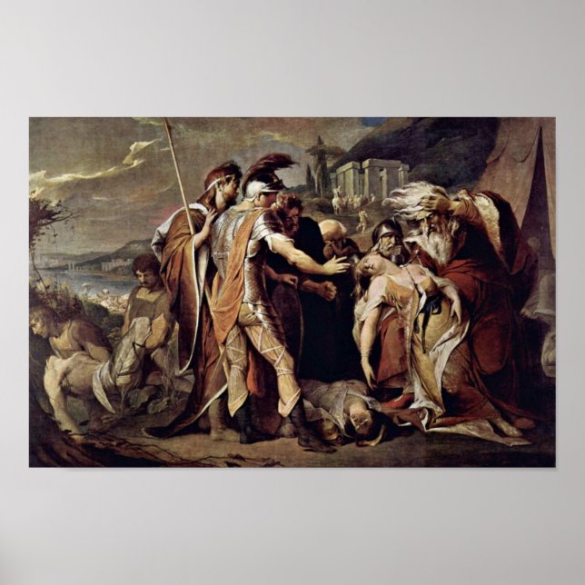 Póster King Lear Mourns Cordelia Por Barry James (Frente)