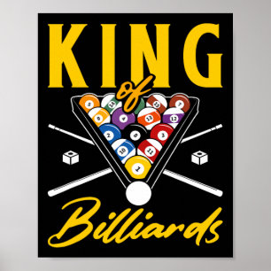Poster King Of Billiards Piscina Snooker Billiards Rack C