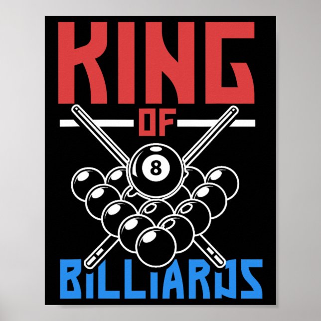 Poster King Of Billiards Snooker Piscina Billiards Rack C (Frente)