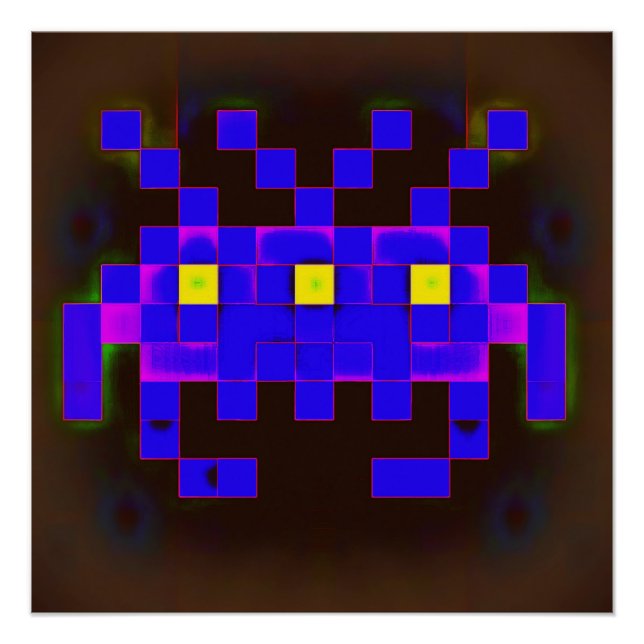 Póster King of the Space Invasion (Version B) (Frente)