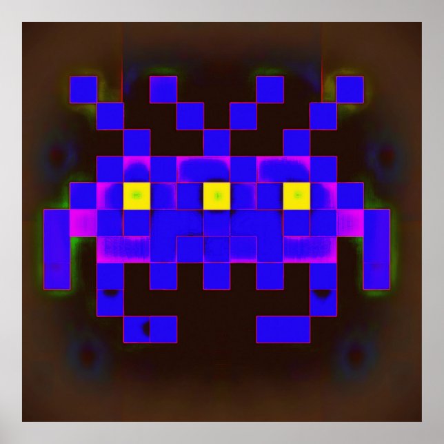 Poster King of the Space Invasion (Version B) (Frente)