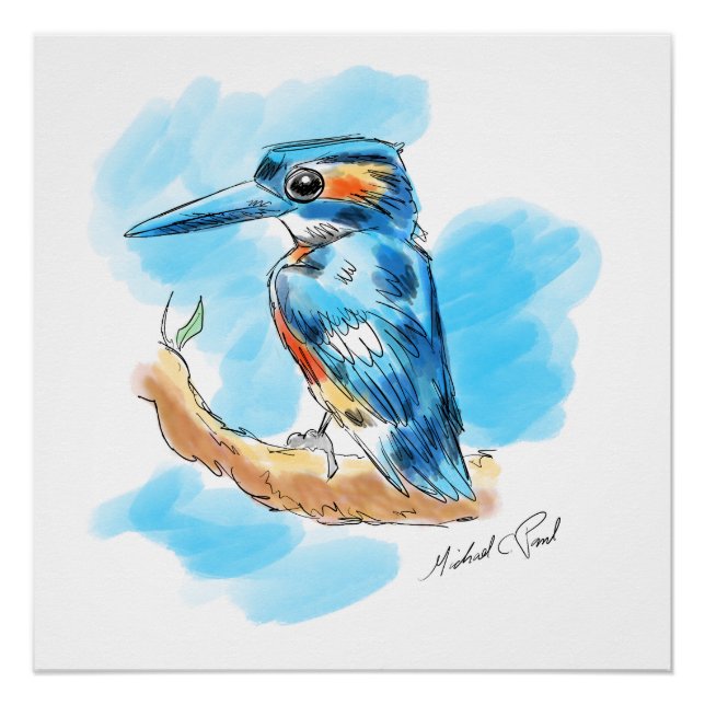 Póster Kingfisher (Frente)