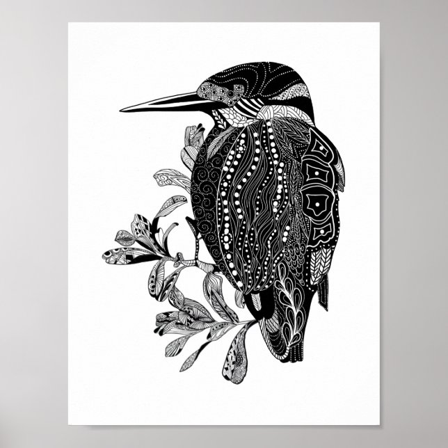 Poster Kingfisher Kookaburra (Frente)