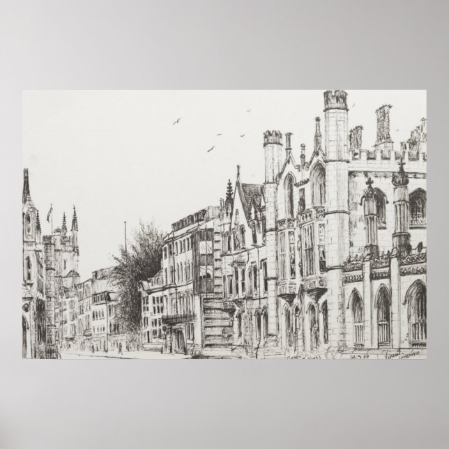 Póster Kings College Cambridge 2007 (Frente)