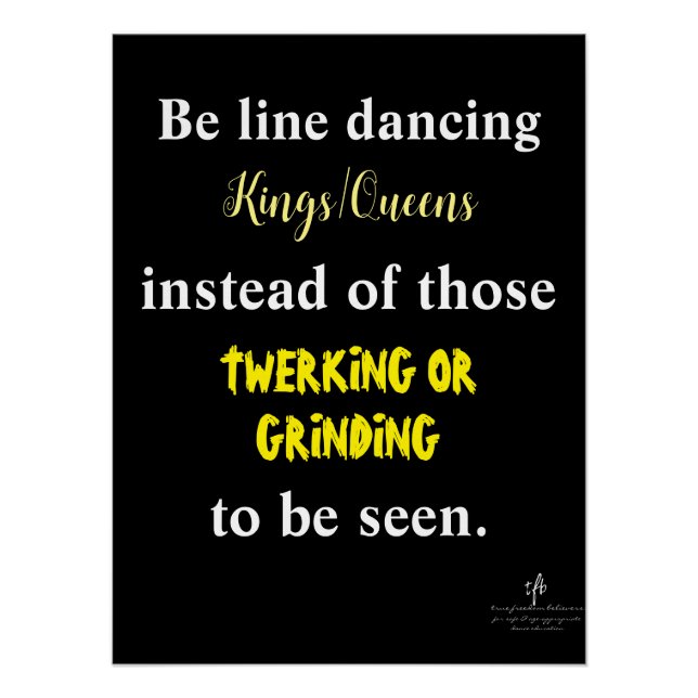 Póster Kings de dançarinas de linha/Queens III (Frente)
