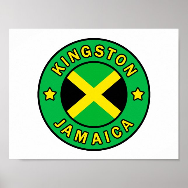 Poster Kingston Jamaica (Frente)