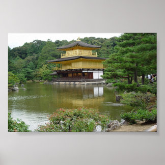 Póster Kinkakuji: Templo do Pavilhão do Ouro