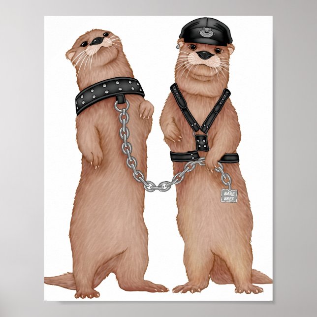Poster Kinky Otters (Frente)