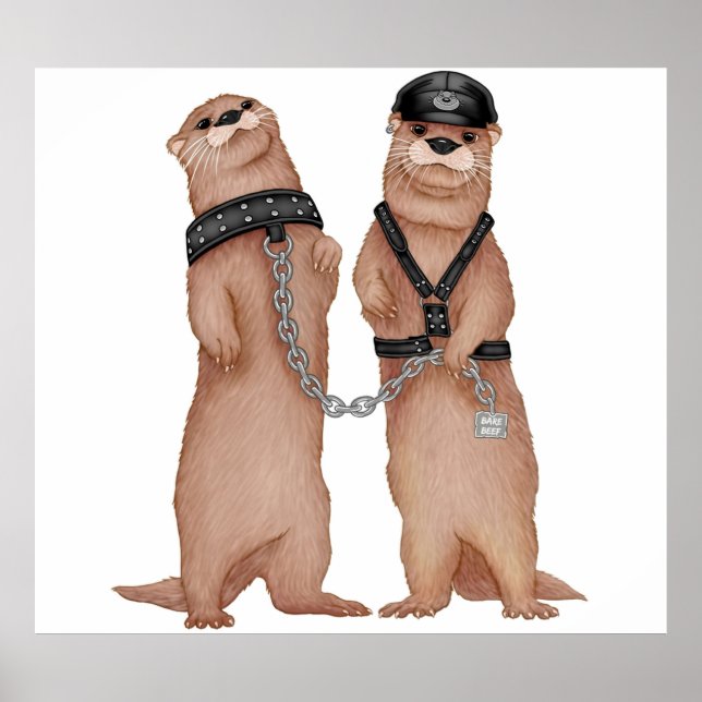 Poster Kinky Otters (Frente)