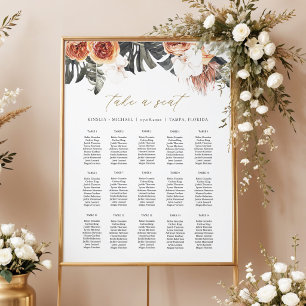 Poster KINSLEY Boho Terracotta Palm