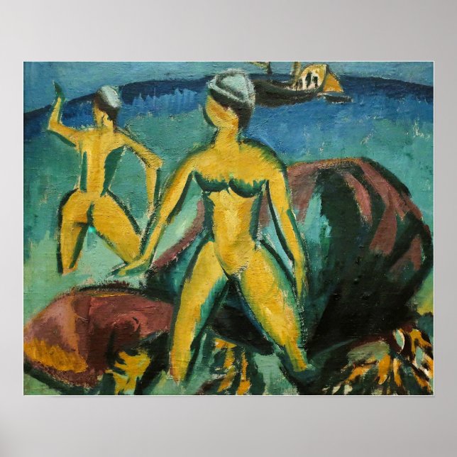 Poster Kirchner - Banho 1912 (Frente)