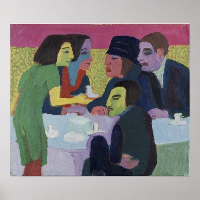 Poster Kirchner - Cena Em Um Café (Frente)