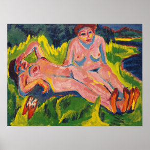 Poster Kirchner - Dois Números Rosa No Lago