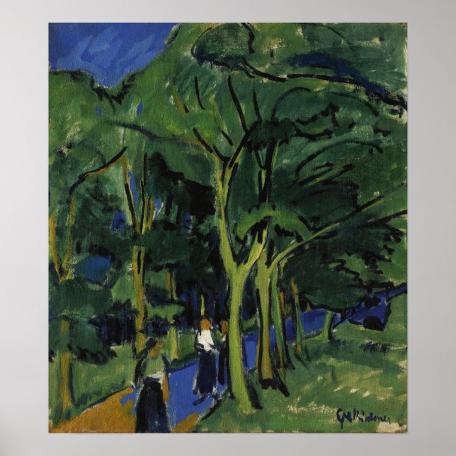 Poster Kirchner - Forest Road (Frente)