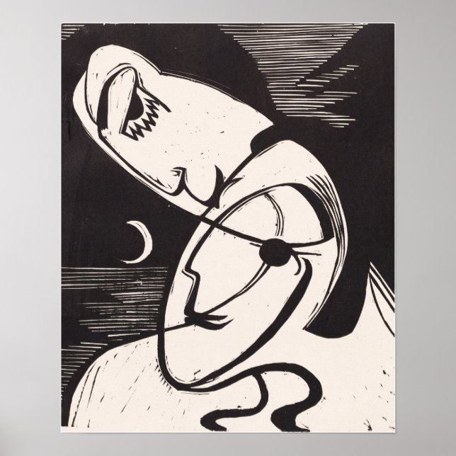 Poster Kirchner - O Beijo (Frente)