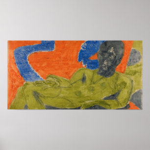 Poster Kirchner - Retrato De Otto Mueller