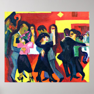 Poster Kirchner - Tango Tea; Posto de pintura Ernst Kirch