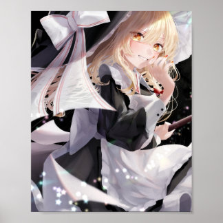 Poster Kirisame Marisa de Preto