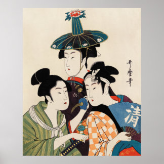 Poster Kitagawa Utamaro 1