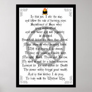 Póster Kitchen Witch