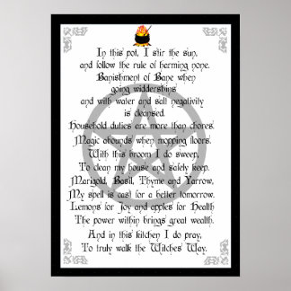 Póster Kitchen Witch