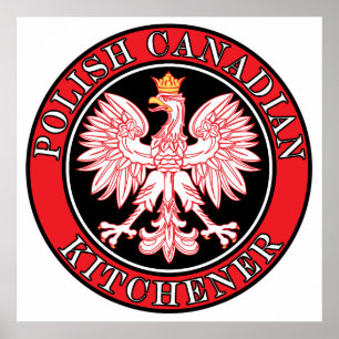 Poster Kitchener Polonês Águia Canadiana