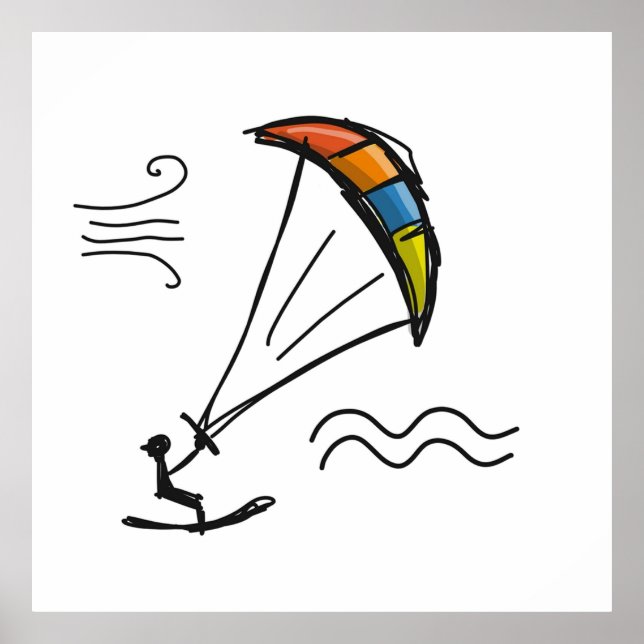 Poster Kiteboard (Frente)