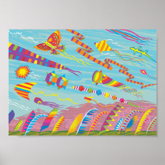 Poster Kites e faixas