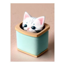 Kitten Delight: Snuggle Bowl Moment Captured