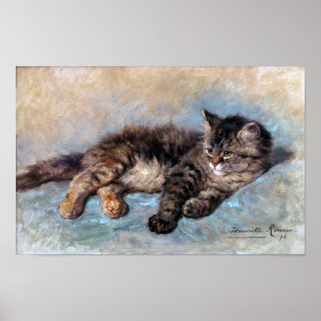 Poster Kitten, Henriette Ronner-Knip (Frente)