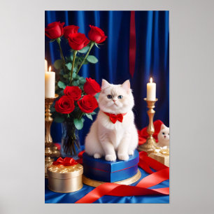 Poster Kitten Love Tender Romântico Belo Presente