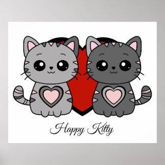 Poster Kitty Feliz 1