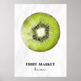 Poster Kiwi fruta Market