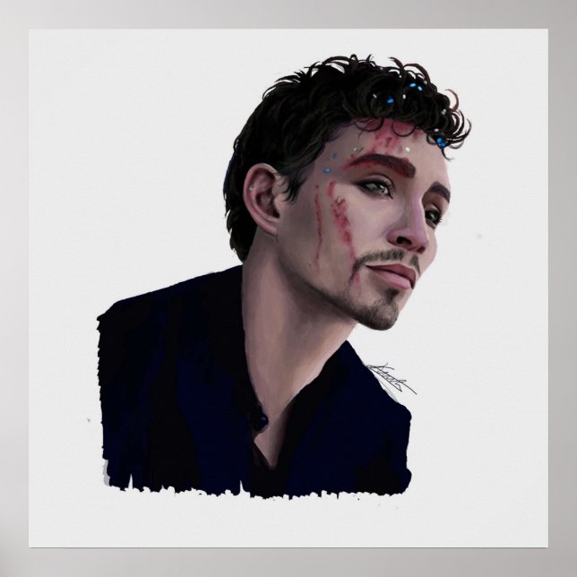 Poster Klaus Hargreeves Academia Umbrella (Frente)