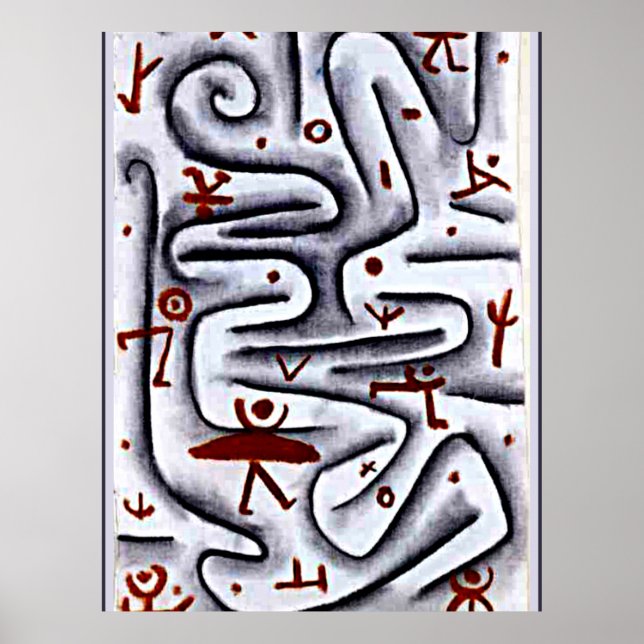 Poster Klee - Área de Espíritos Altos (Frente)