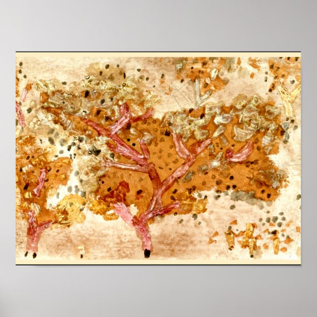 Poster Klee - Árvore Antiga, 1931 (Frente)